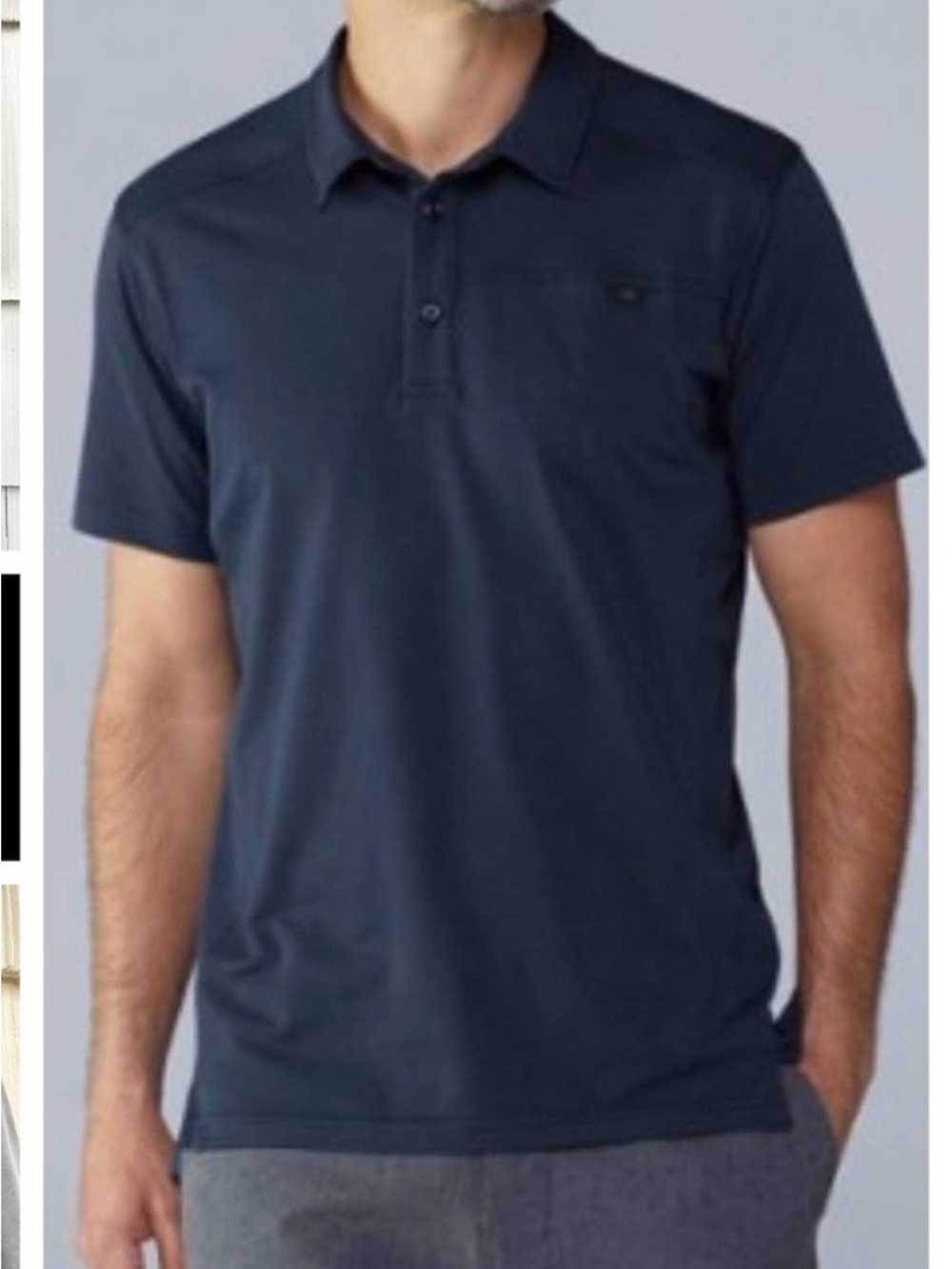 Arc'teryx Men's Dark Navy Short-Sleeve Polo